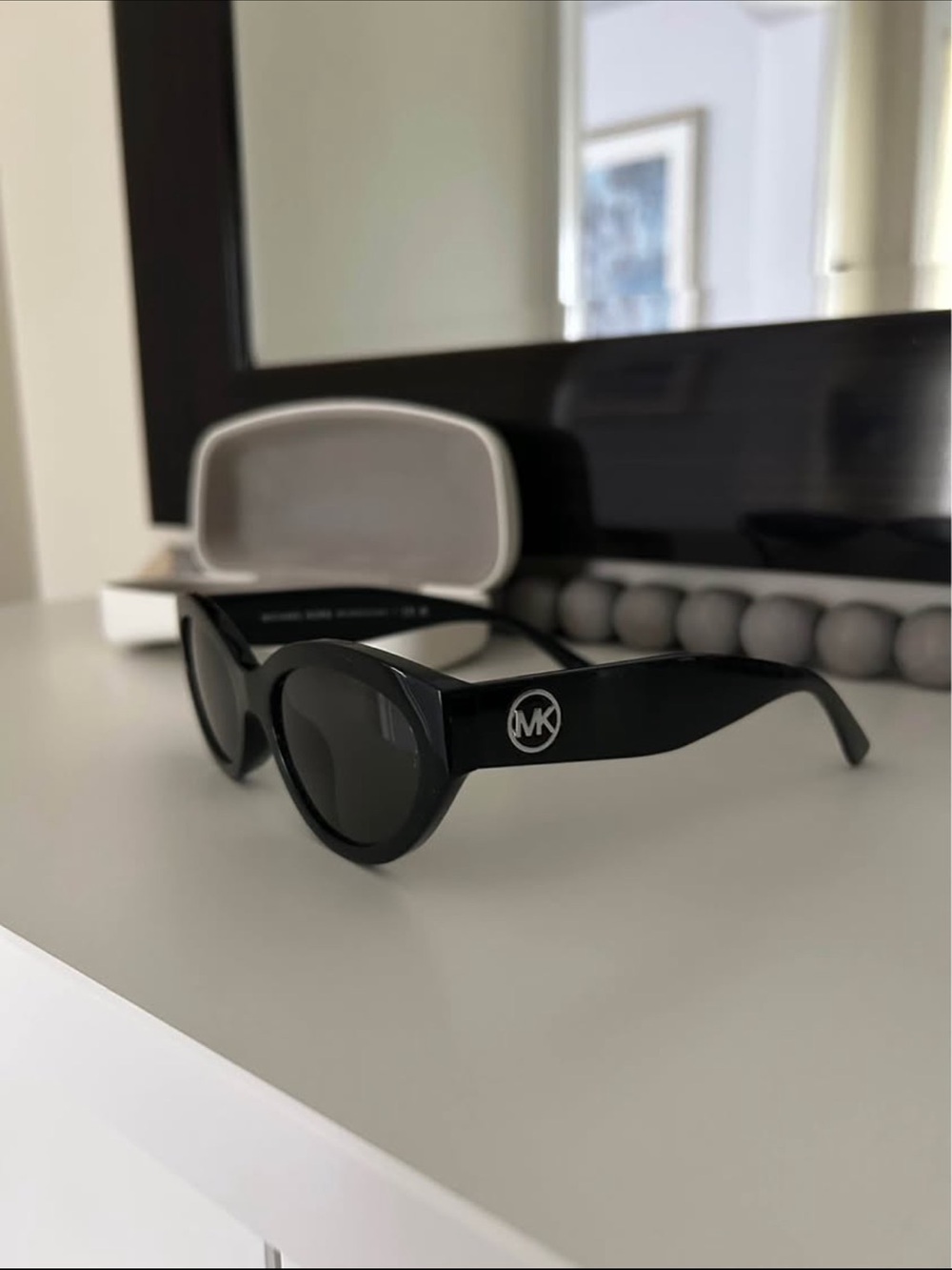 Michael Kors Black Lorient - Oval - Sunglasses